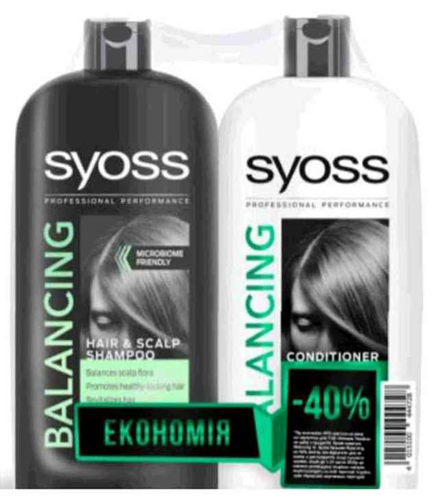 Syoss Balancing Shampoo & Conditioner Set for All Hair Types - Image 2