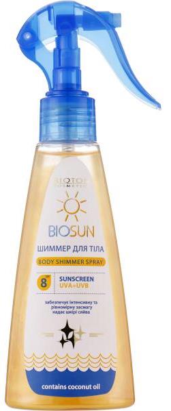 Bioton Cosmetics Biosun SPF 8 Body Shimmer, 150 mL