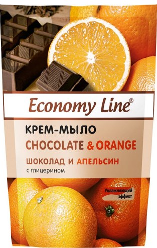 Economy Line Chocolate & Orange Liquid Cream Hand Soap Refill Pouch, 460 g