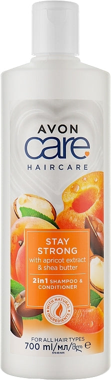 Avon Care Apricot Extract & Shea Butter 2-in-1 Shampoo, 700 mL