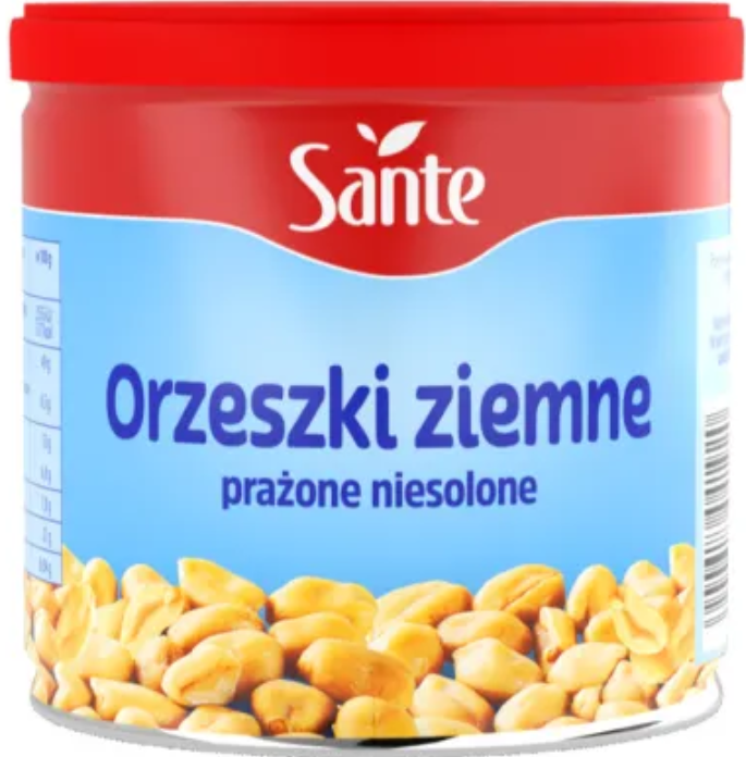 Sante Unsalted Roasted Peanuts, 140 g