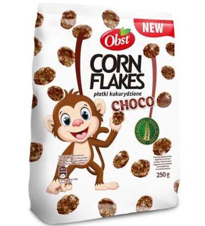 Obst Choco Corn Flakes, 250 g