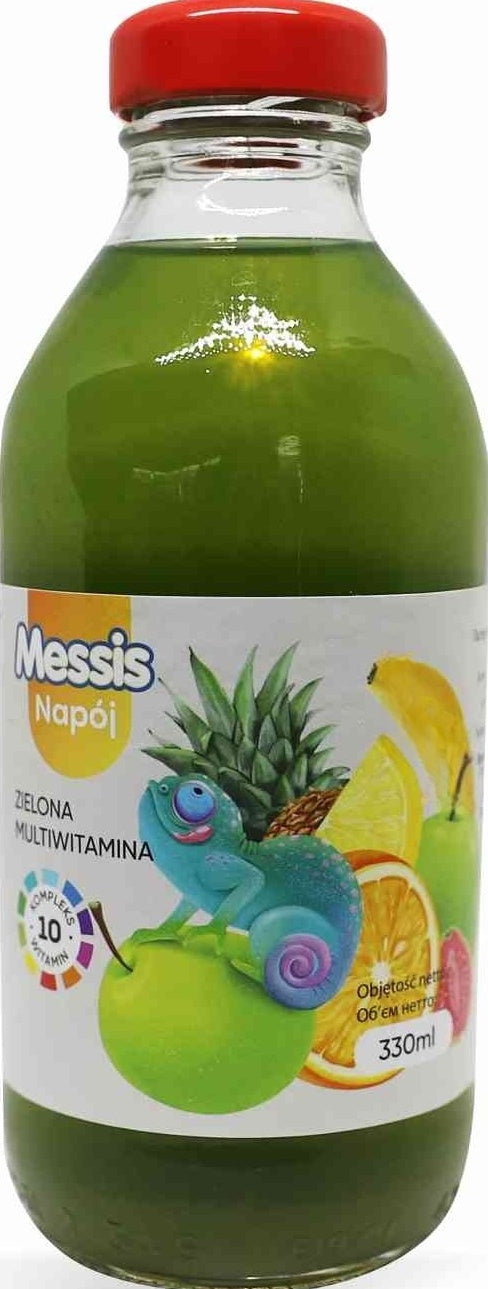 Messis Green Multivitamin Juice Drink, 330 mL