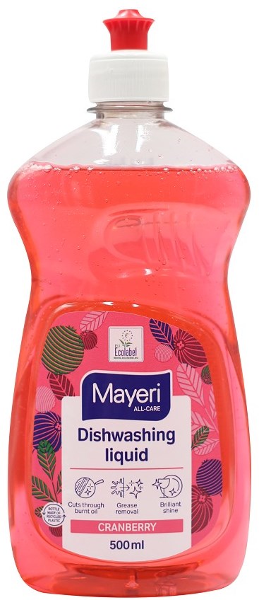 Mayeri Cranberry Dishwashing Liquid, 500 mL