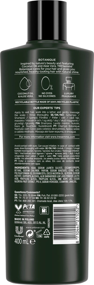 Tresemme Nourish Coconut Shampoo, 400 mL - Image 2