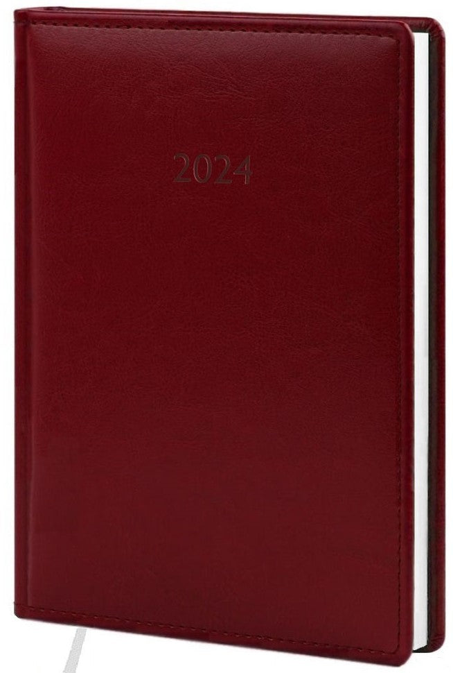 Polihrafist 240-D-2121 A5 Dated Ruled Planner with Faux Leather Cover, 176 Sheets - Image 2