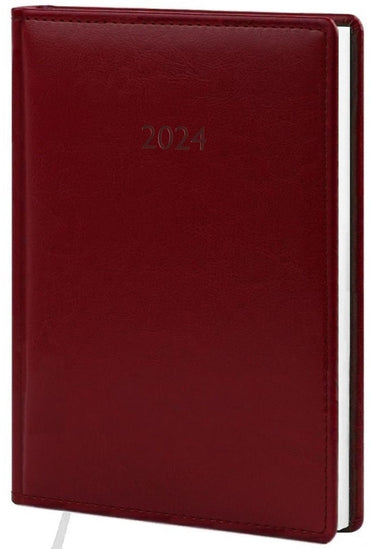 Polihrafist 240-D-2121 A5 Dated Ruled Planner with Faux Leather Cover, 176 Sheets - Image 2