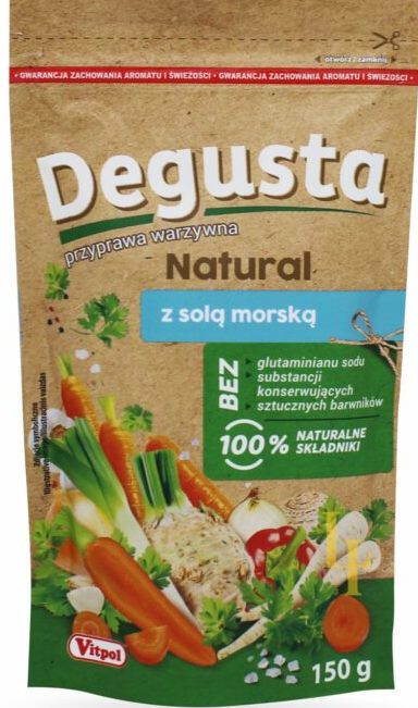Degusta Natural Sea Salt Seasoning, 150 g