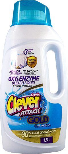 Clever Attack Gold Liquid Bleach, 1.5 L