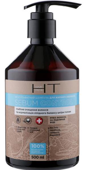 Hair Trend Sebum Control Sulfate-Free Shampoo for Oily Hair, 500 mL