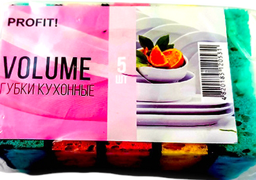 Profit Volume Superfoam Kitchen Sponges, 5 pcs - Image 2