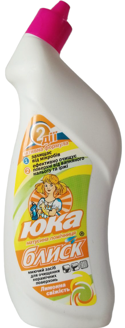 Yuka Shine Lemon Freshness Toilet Cleaner, 810 mL