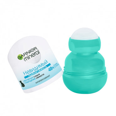 Garnier Mineral Invisible Icy Freshness Women's Roll-On Antiperspirant, 50 mL - Image 2