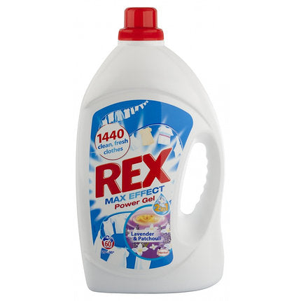 Rex Lavender & Patchouli Laundry Detergent Gel, 1.32 L