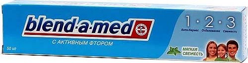 Blend-a-med 1-2-3 Mild Freshness Toothpaste, 50 mL