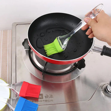 Wefun Silicone Pastry Brush with Clear Handle, 17 cm - Image 2