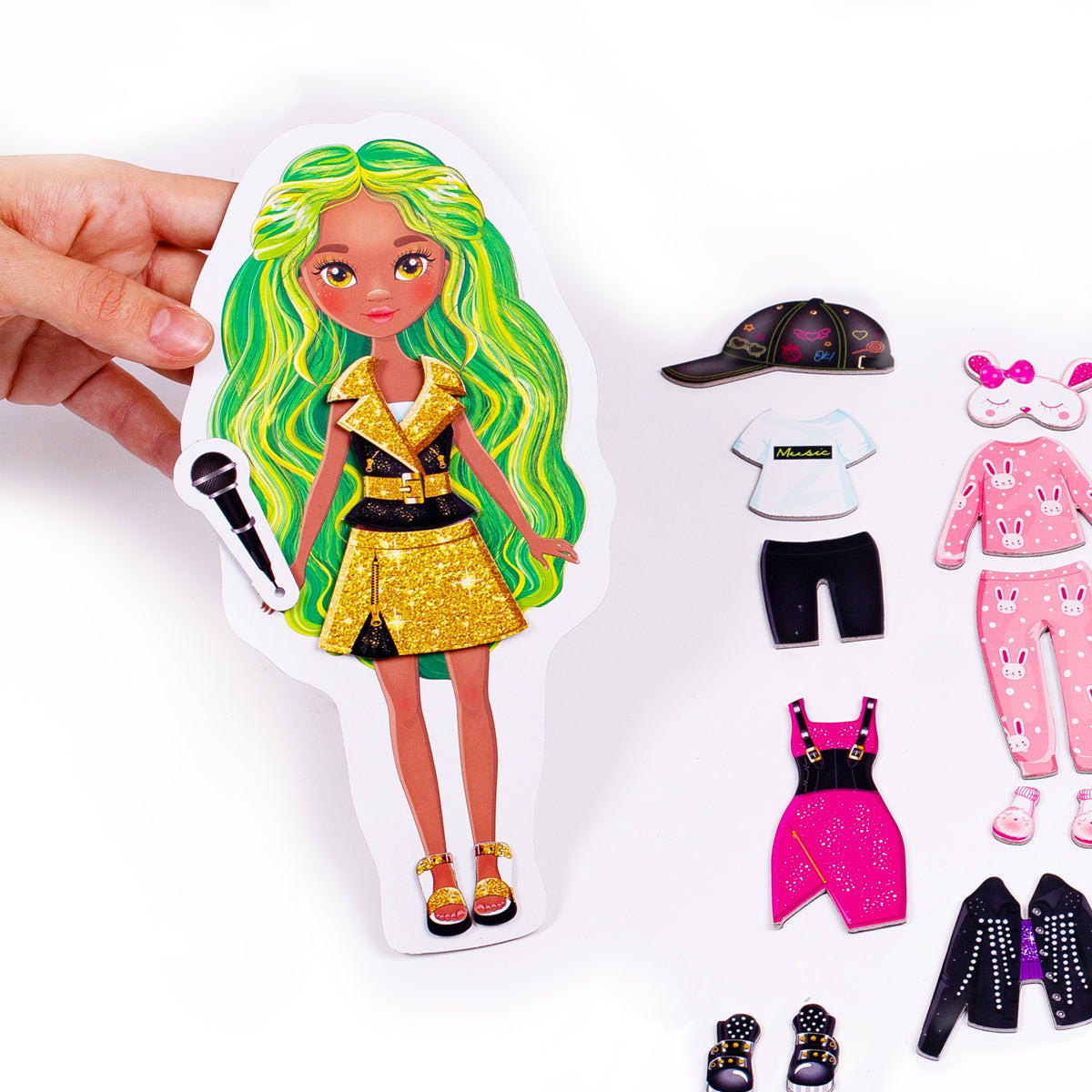 Vladi Toys VT3210-13 Magnetic Dress-Up Game, 49 Magnets - Image 2