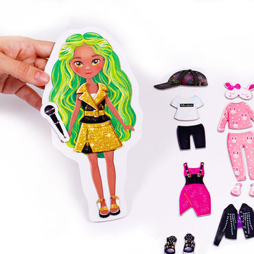 Vladi Toys VT3210-13 Magnetic Dress-Up Game, 49 Magnets - Image 2
