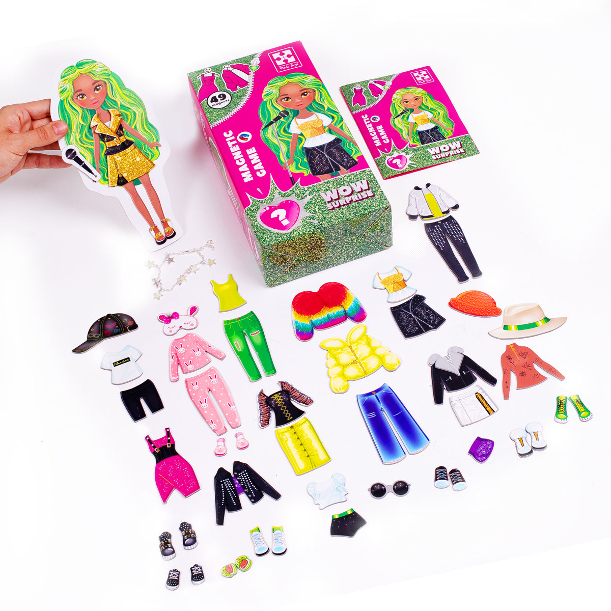 Vladi Toys VT3210-13 Magnetic Dress-Up Game, 49 Magnets - Image 3