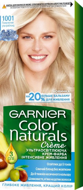 Garnier Color Naturals 1001 Ash Ultra Blonde Hair Color