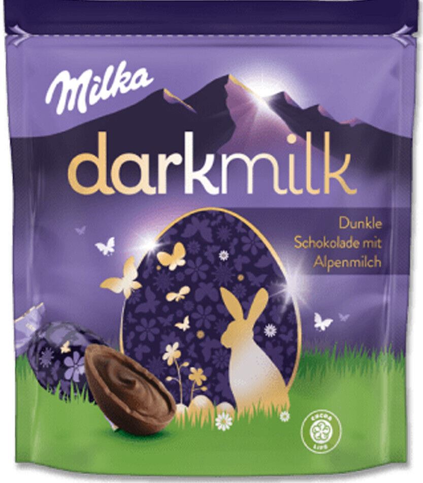 Milka Darkmilk Chocolate Eggs, 100 g