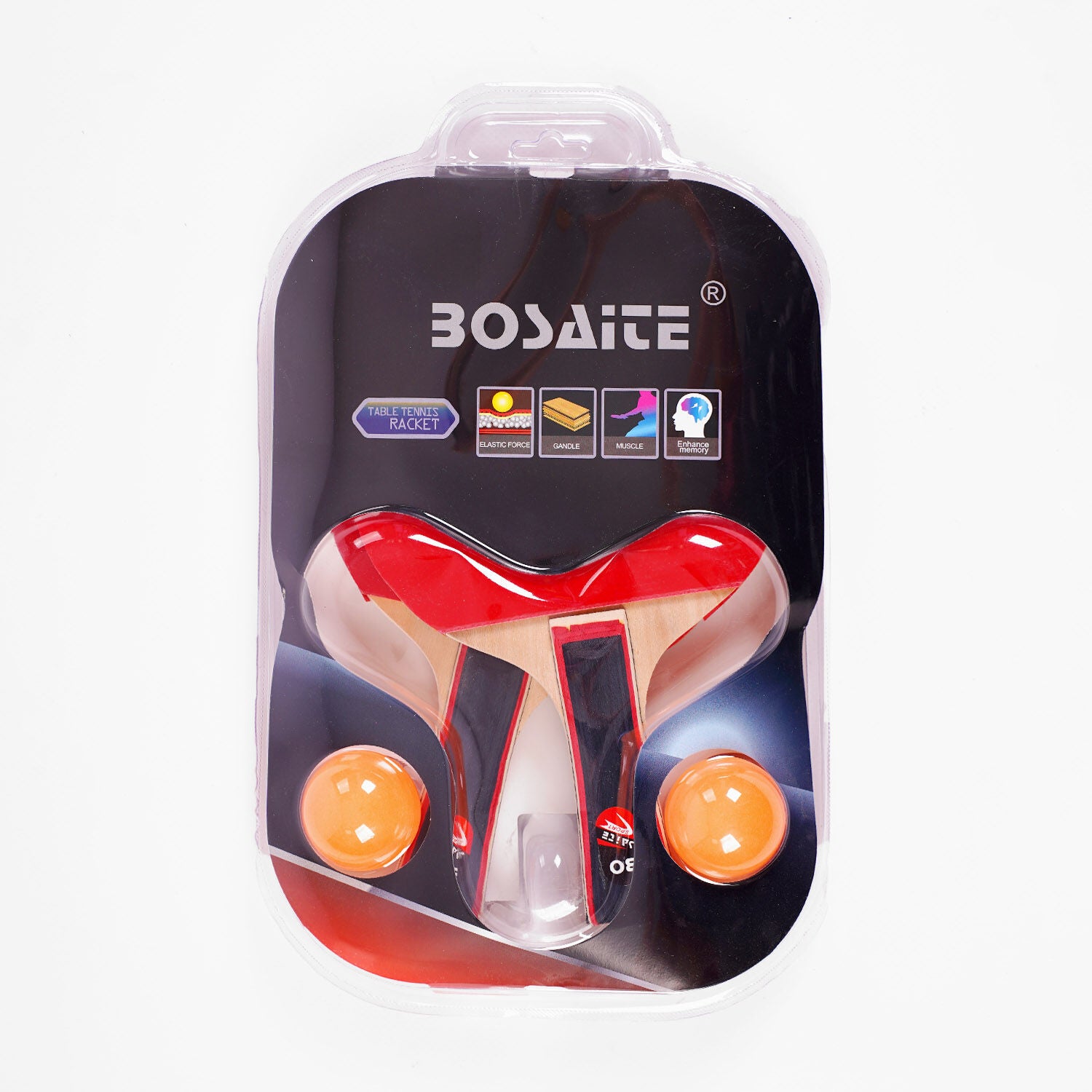 Bosaite C65275 Racket Set with 2 Balls