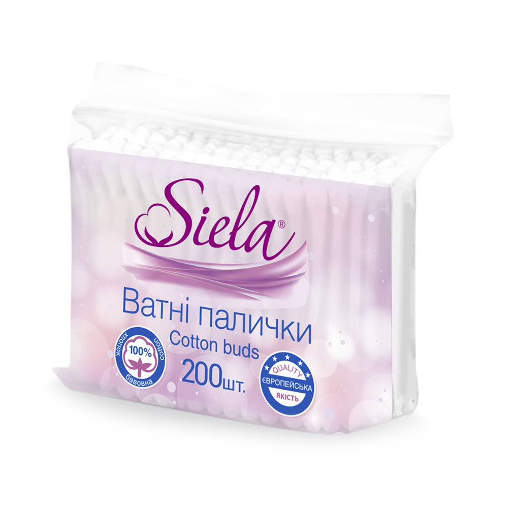 Siela Cotton Swabs, 200 pcs
