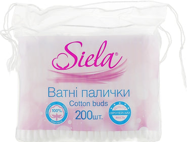 Siela Cotton Swabs, 200 pcs - Image 2