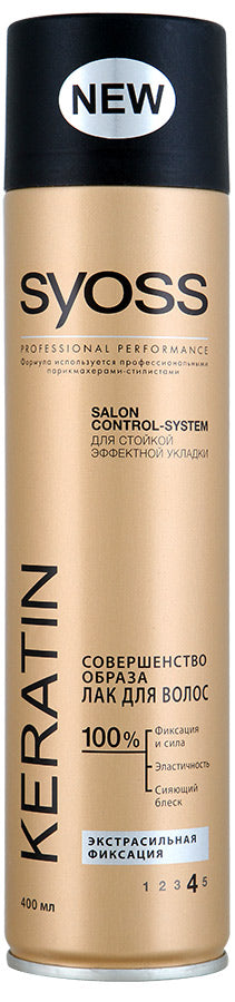 Syoss Keratin Hair Spray, 400 mL