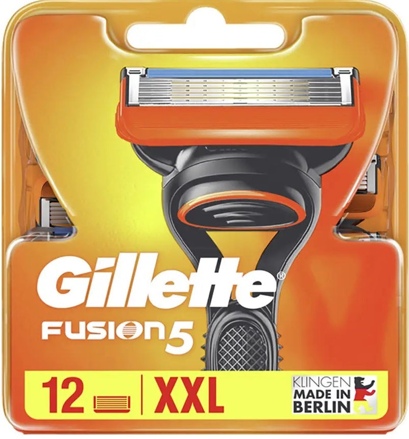 Gillette Fusion5 Razor Blade Refill Cartridges, 12 pcs (Price per 1 pc)