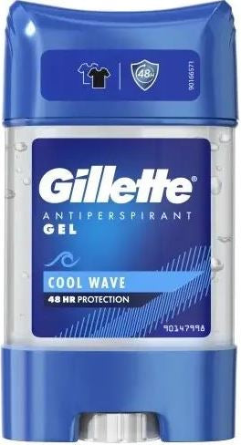 Gillette Cool Wave Men's Gel Antiperspirant, 70 mL