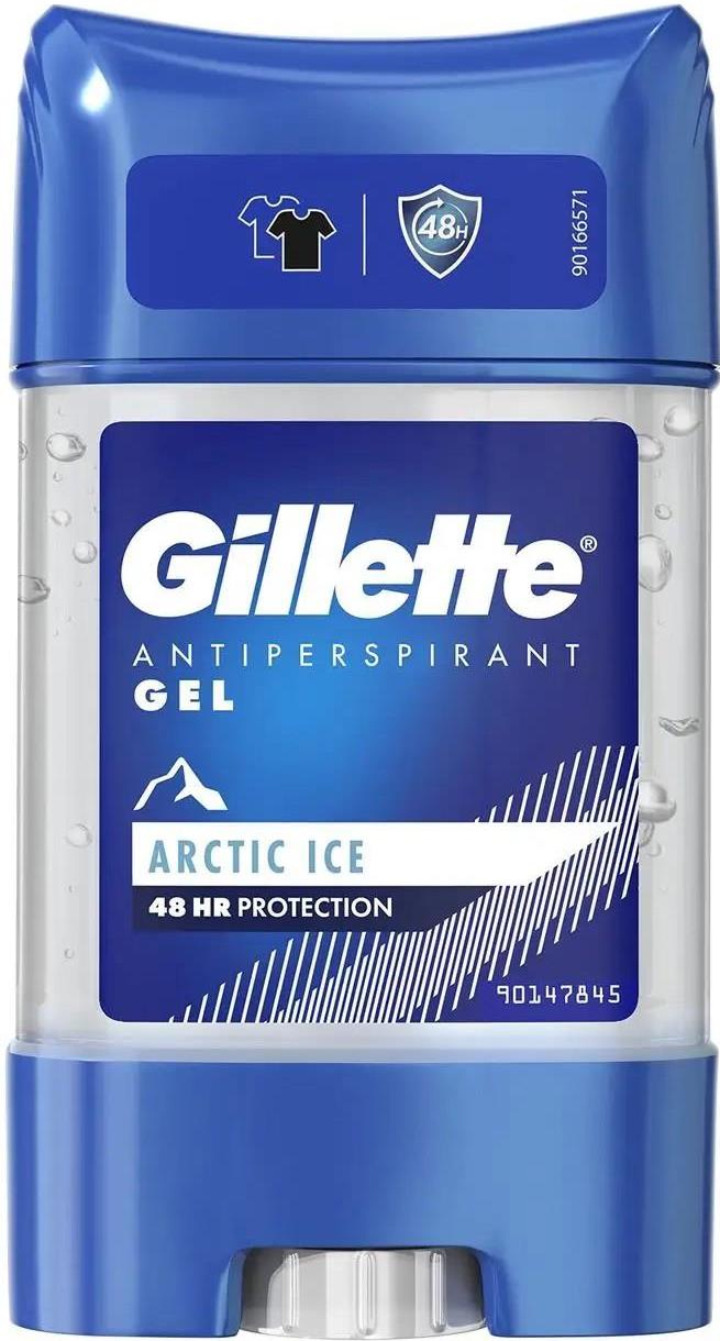 Gillette Arctic Ice Men's Gel Antiperspirant Deodorant, 70 mL