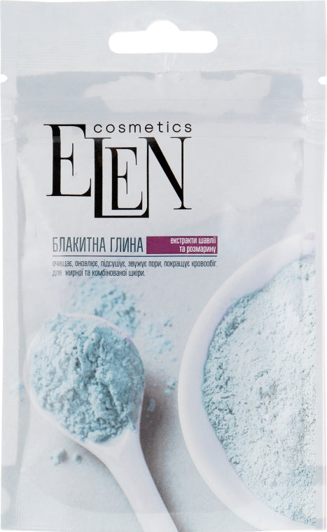 Elen Blue Clay with Sage & Rosemary Extracts, 40 g