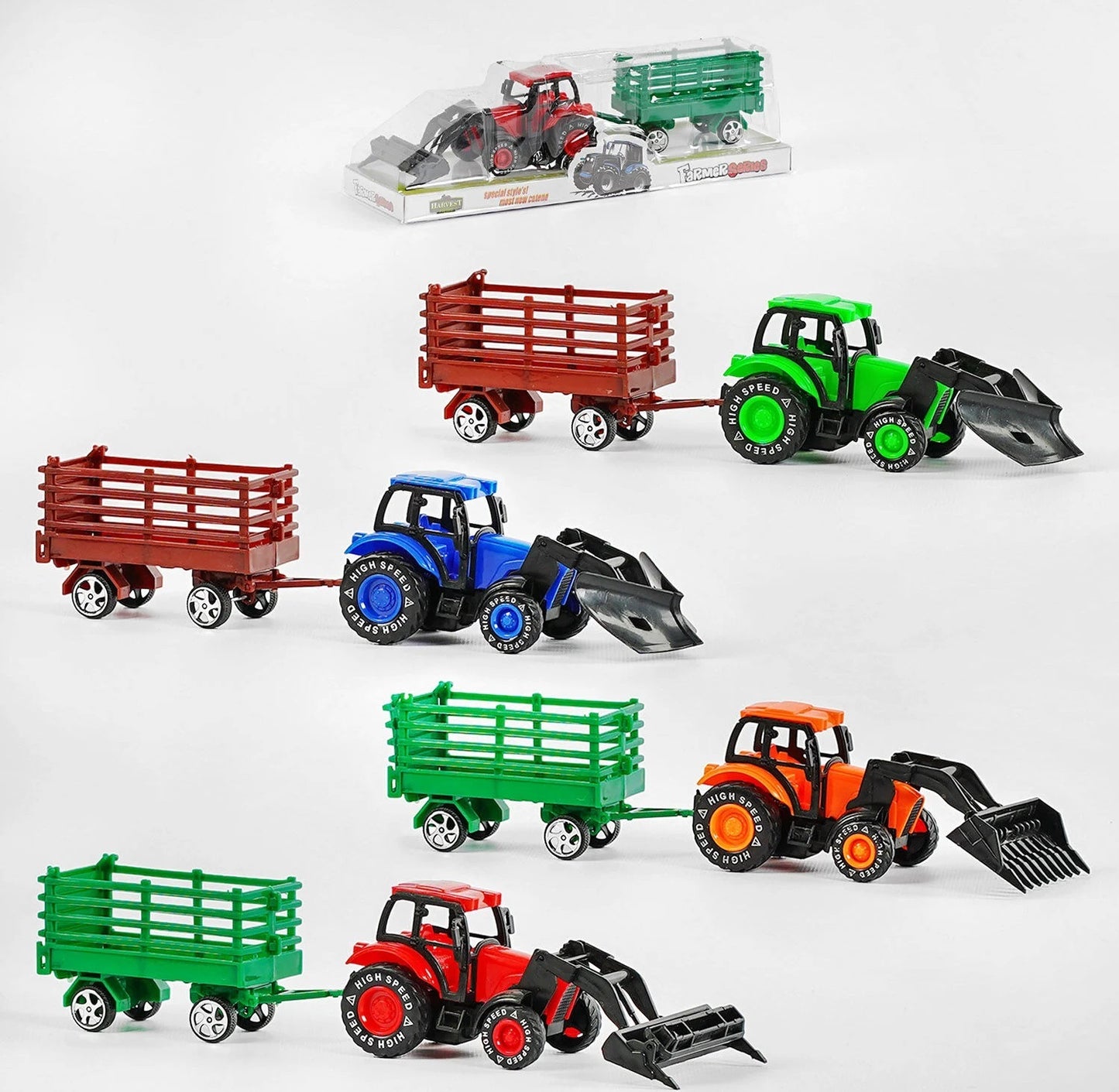 Farmer Series 8896 Harvest Toy Tractor