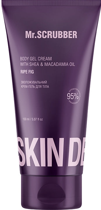 Mr.Scrubber Skin Delights Ripe Fig Moisturizing Body Cream Gel, 150 mL