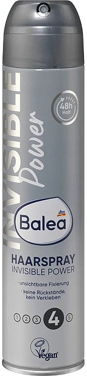 Balea Invisible Power Hold 4 Hair Spray, 300 mL