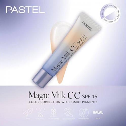 Pastel Magic Milk SPF 15 Smart Pigment Color-Correcting CC Cream Shade 51 Medium Deep, 30 mL - Image 3