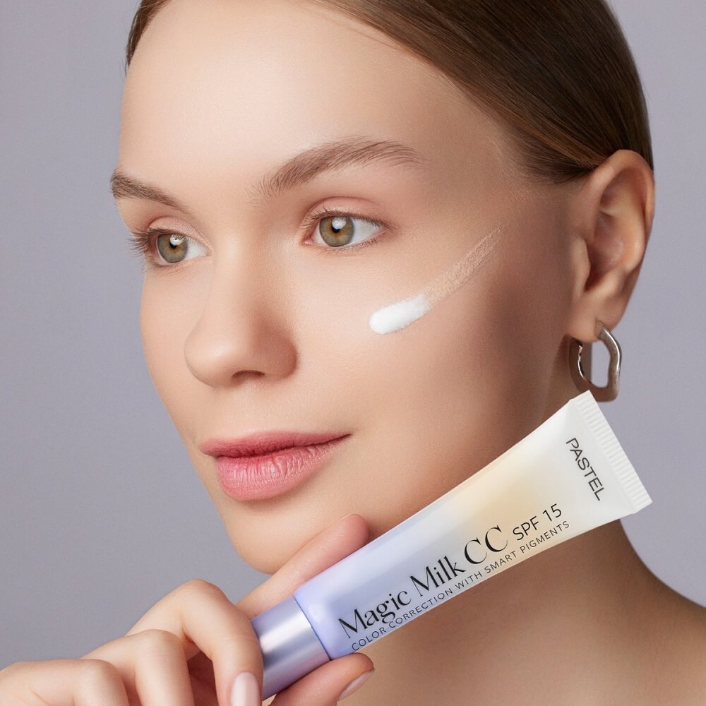 Pastel Magic Milk SPF 15 Smart Pigment Color-Correcting CC Cream Shade 51 Medium Deep, 30 mL - Image 4