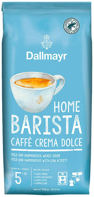 Dallmayr Home Barista Crema Dolce Coffee Beans, 1 kg
