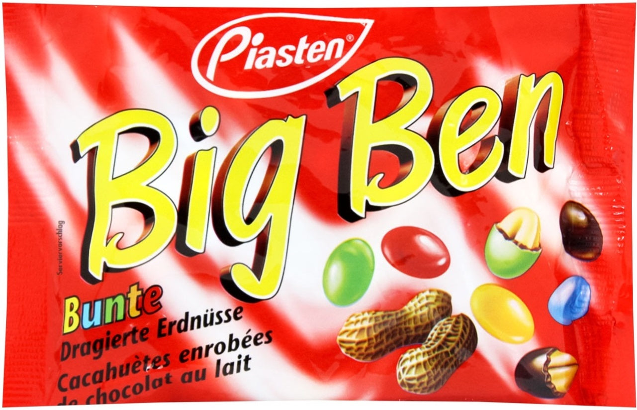 Piasten Big Ben Peanuts in Milk Chocolate Dragees, 100 g