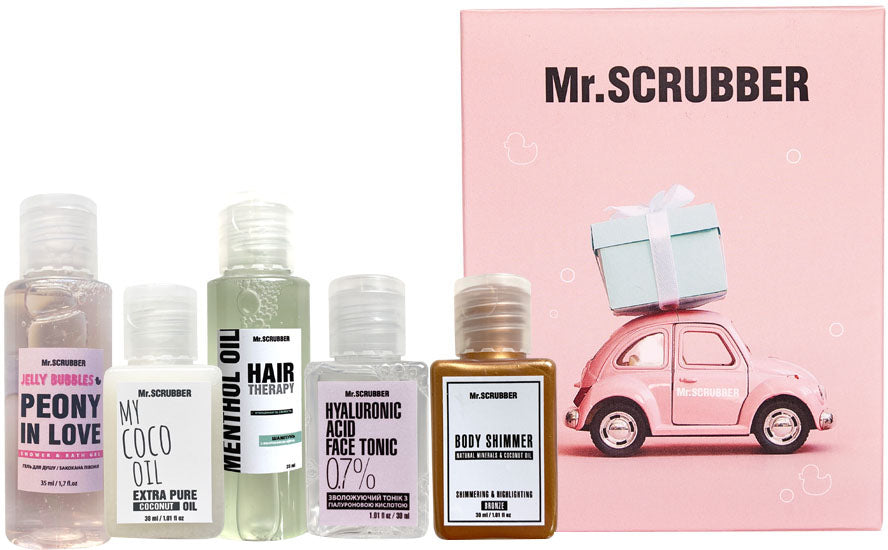 Mr. Scrubber Travel Box Women's Travel Gift Set