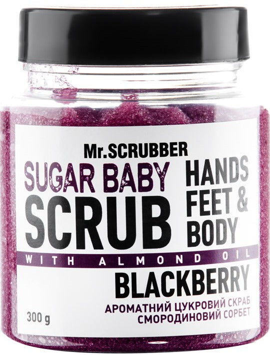 Mr. Scrubber Blackberry Sugar Body Scrub, 300 g