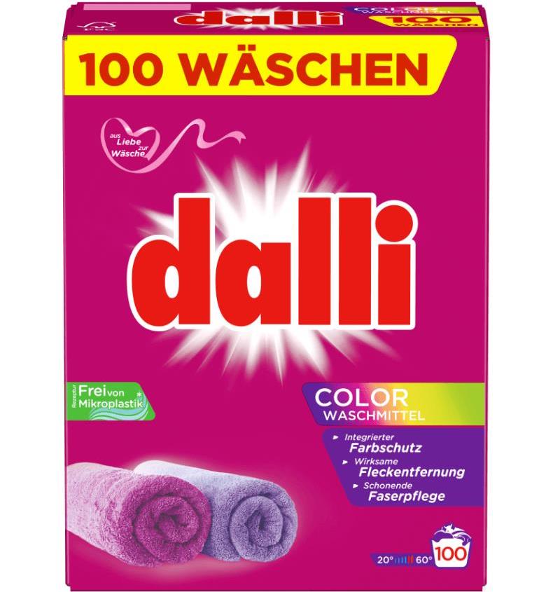Dalli Color Laundry Detergent Powder, 100 Loads, 6.5 kg