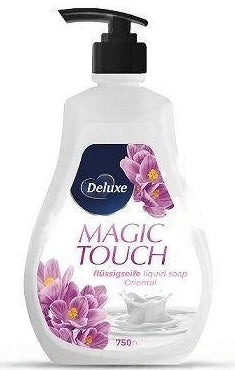 Deluxe Magic Touch Liquid Cream Hand Soap with Pump, 750 mL