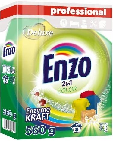 Deluxe Enzo 2-in-1 Color Laundry Detergent Powder, 8 Loads, 560 g