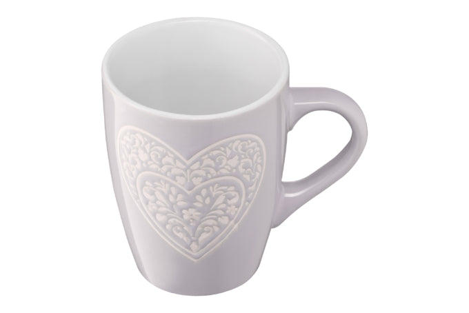 Ardesto Heart AR3467 Ceramic Mug, Assorted Designs, 330 mL - Image 2