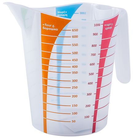 Aleana 169062 Measuring Jug, 1 L