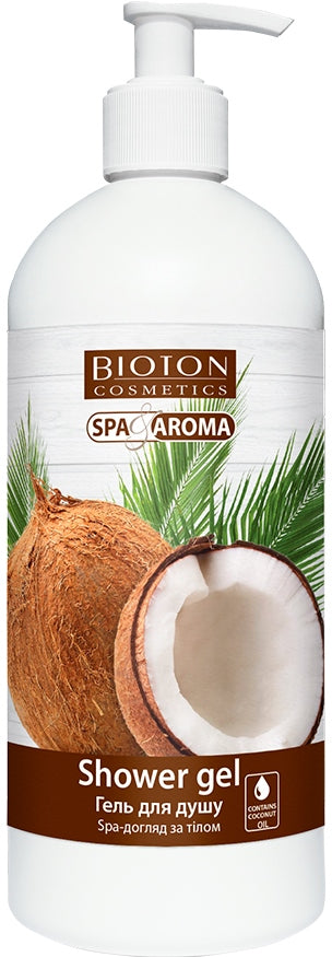 Bioton Cosmetics Spa & Aroma Coconut Oil Shower Gel, 750 mL