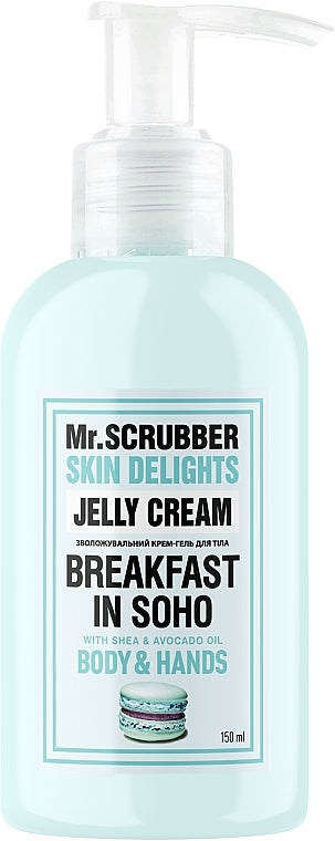 Mr. Scrubber Breakfast in Soho Moisturizing Body & Hand Cream Gel, 150 mL