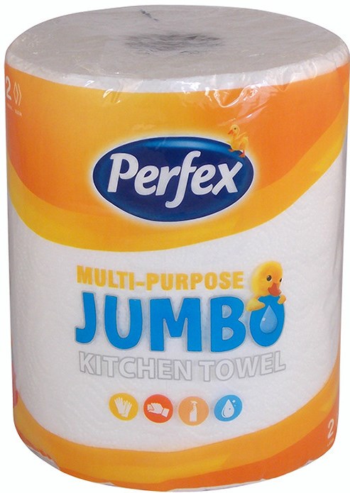 Perfex Jumbo 2-Ply Paper Towel, 1 Roll